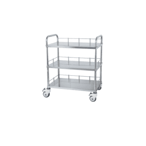 AB15 不锈钢三层仪器推车 AB15 Stainless Steel Three-Tier Instrument Trolley