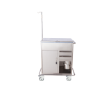 AB20 Stainless Steel Emergency Trolley (Semi-Enclosed)