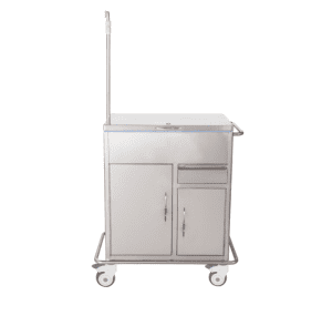 AB21 Stainless Steel Emergency Trolley (Fully Enclosed)